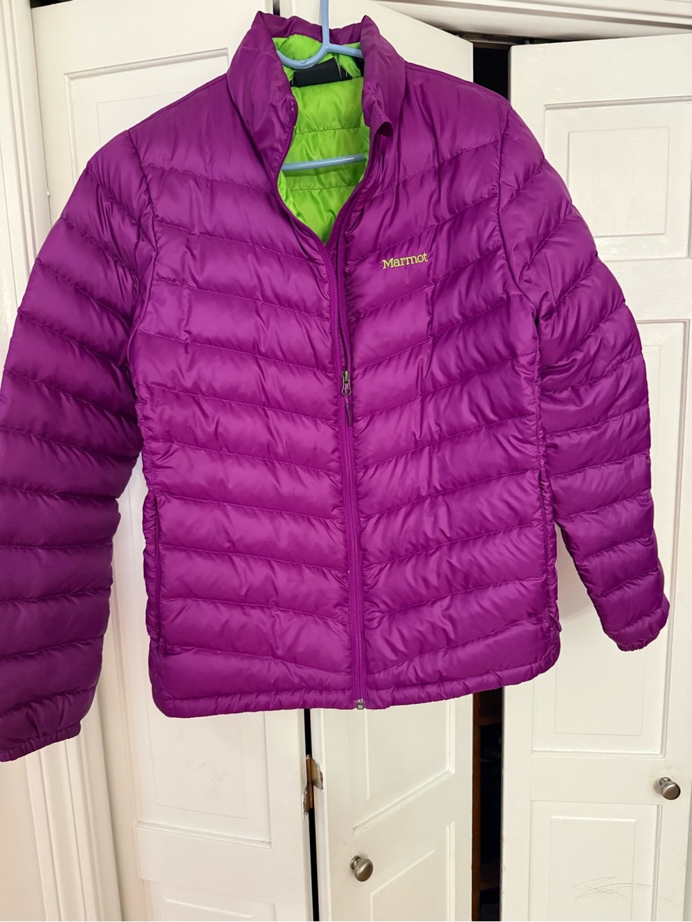 Marmot Women’s Lightweight Purple Packable Down Jacket